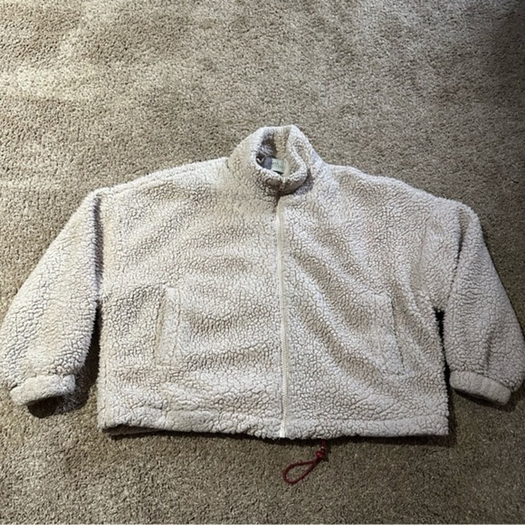 Urban outfitters Fleece Full-Zip Jacket size Large uw - Picture 2 of 6